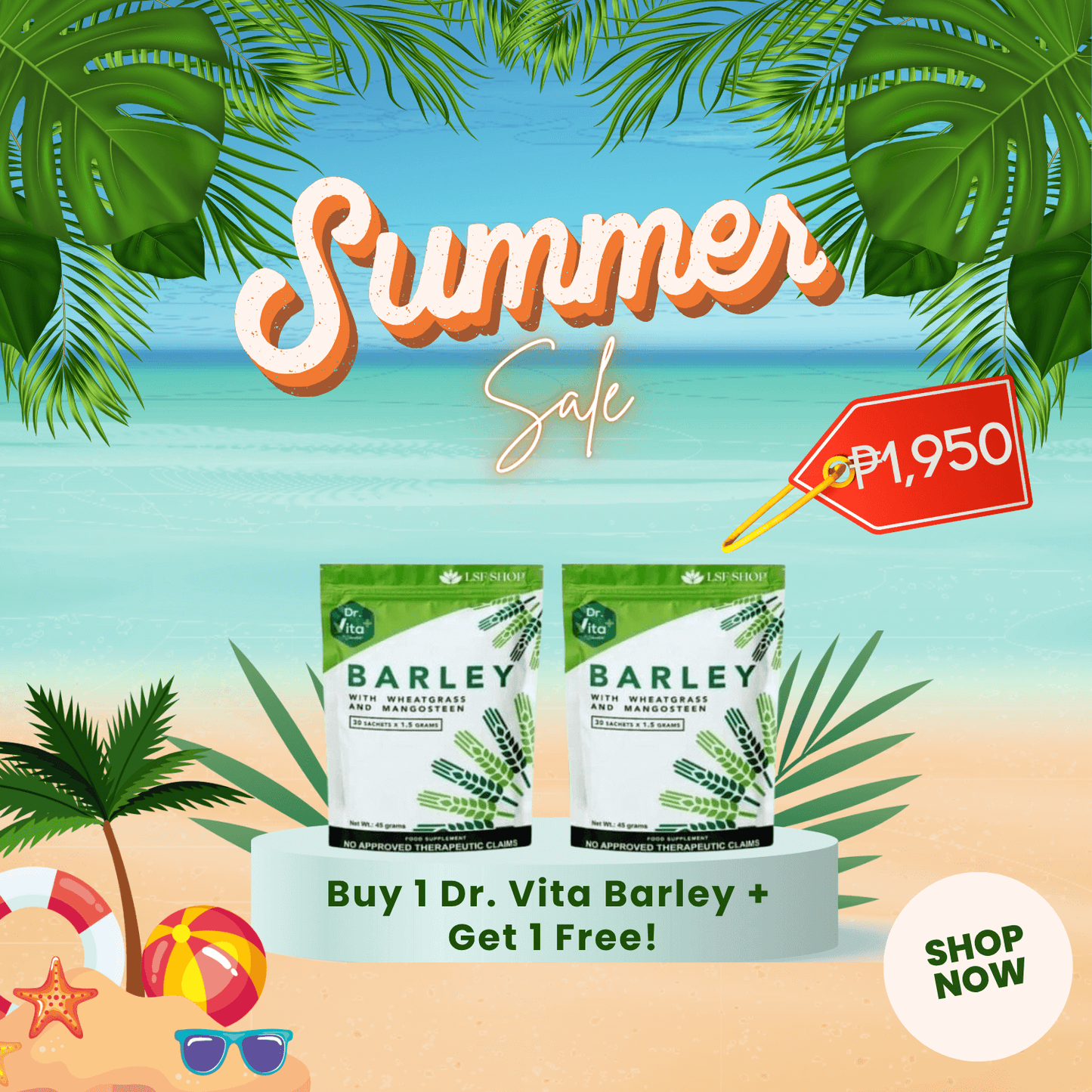 Buy 1+1 Free!Dr. Vita Barley