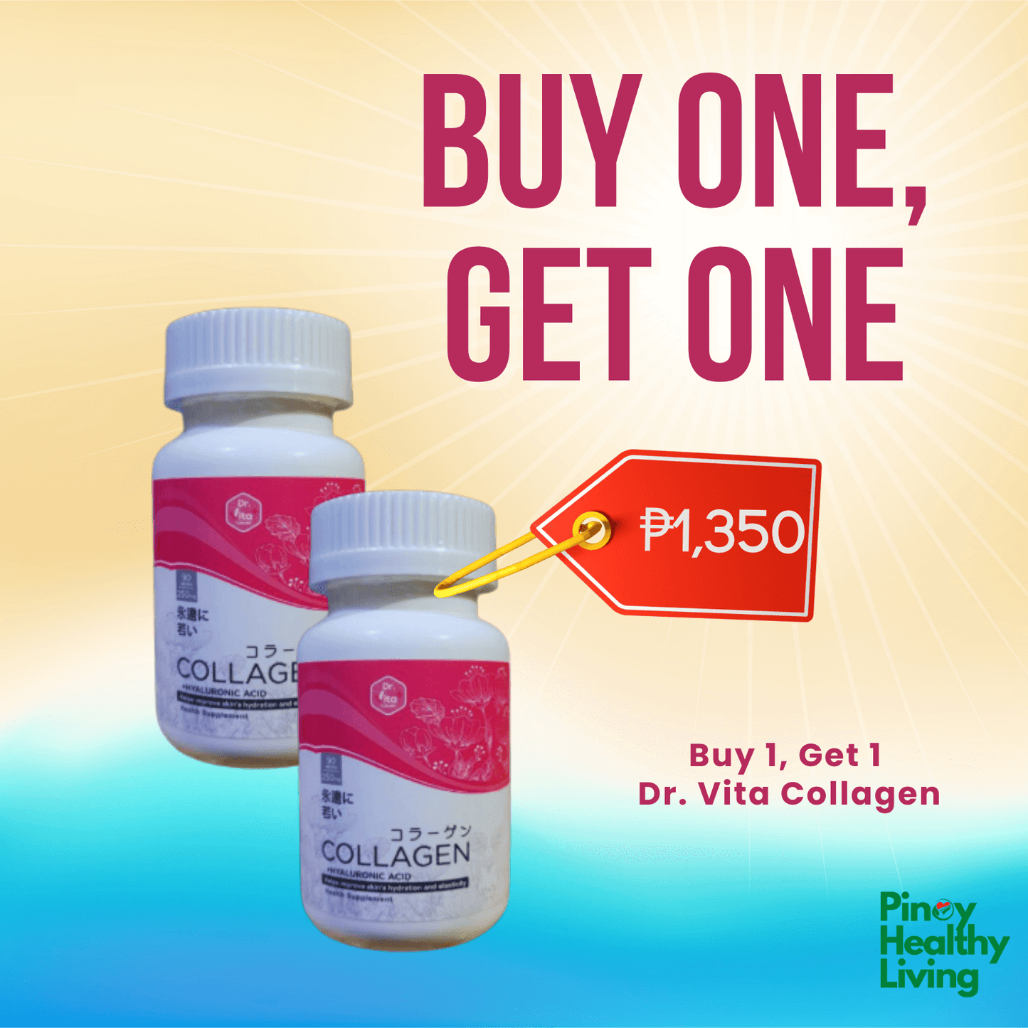 Buy 1 Dr. Vita Collagen Bottle + Get 1 FREE!