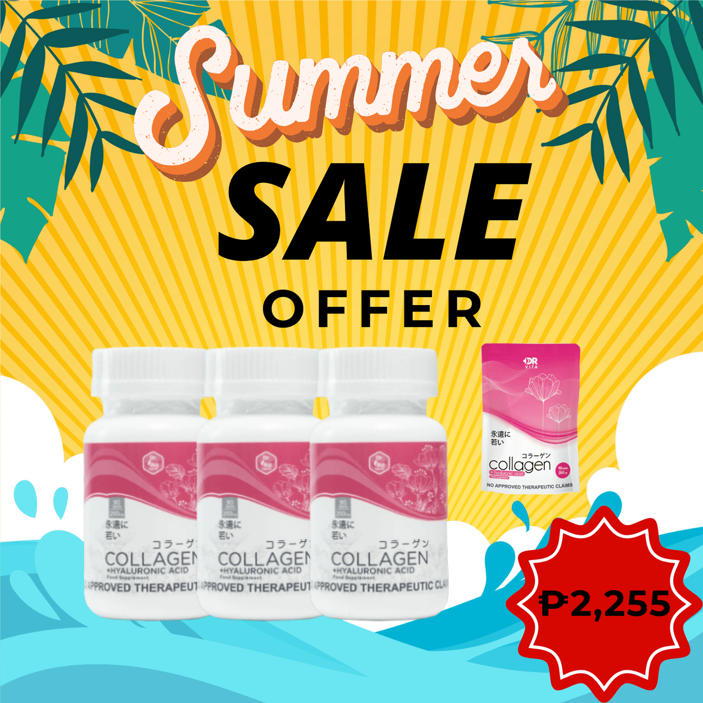 Buy 3 Dr. Vita Collagen Bottle + Get 1 Dr. Vita Collagen FREE!