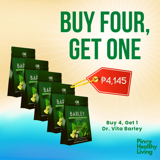 Buy 4 Dr. Vita Barley + Get 1 Free!