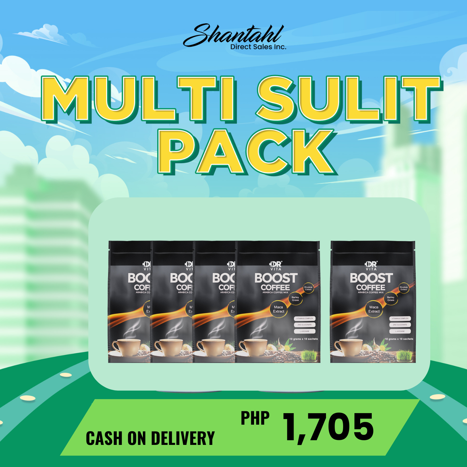 Buy 4 Dr. Vita Boost Coffee + Get 1 Free!