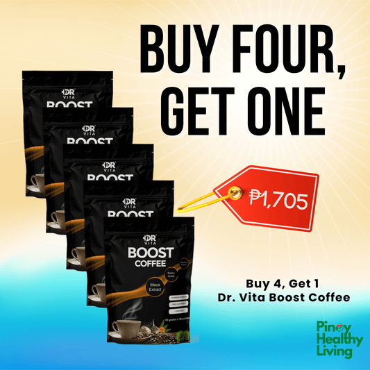 Buy 4 Dr. Vita Boost Coffee + Get 1 Free!